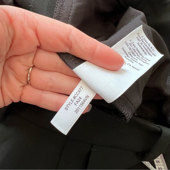 J. Crew Natalia pant in four-season stretch black - Picture 8 of 9